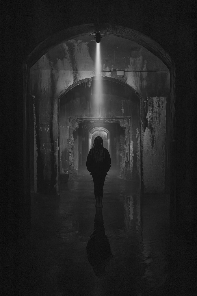 Luz bajo tierra