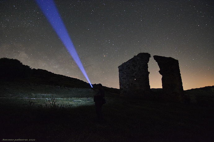 iluminando el cielo