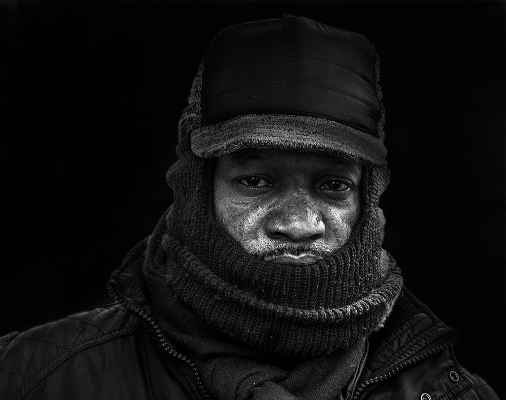 Gorrilla en invierno