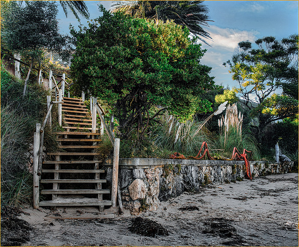 escalera-playa-Barro