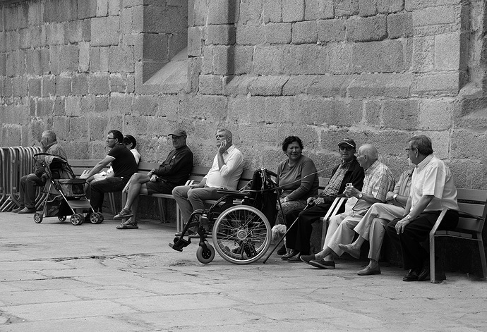 En el muro