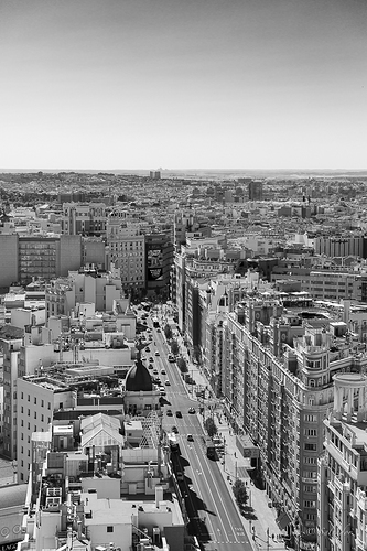 Escenas cotidianas, plano de situación, Gran Via - Madrid, 6222
