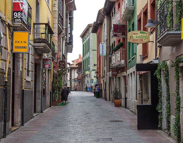 Una calle de LLanes