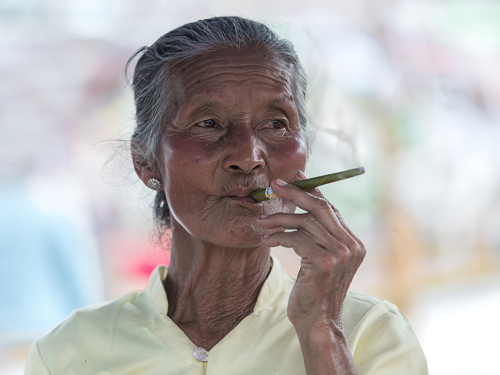 Saboreando el cigarrillo