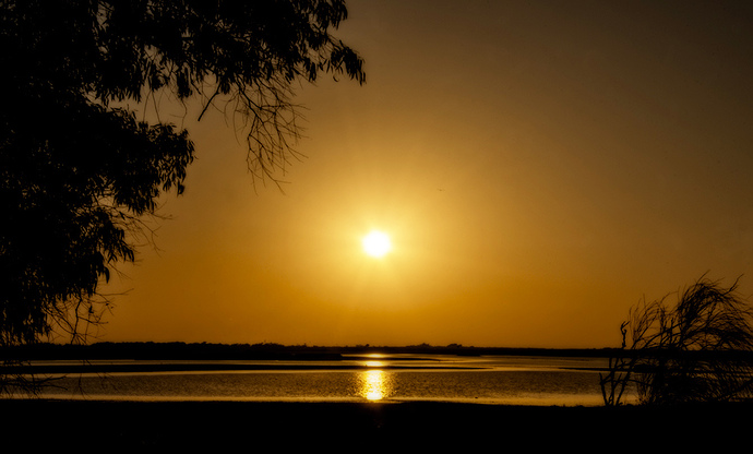 Atardecer en San Fernando (Cadiz)