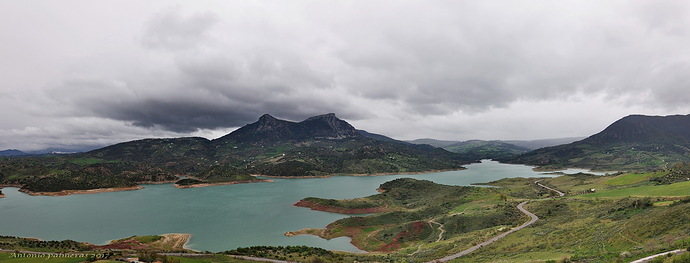 El pantano de Zahara de la sierra
