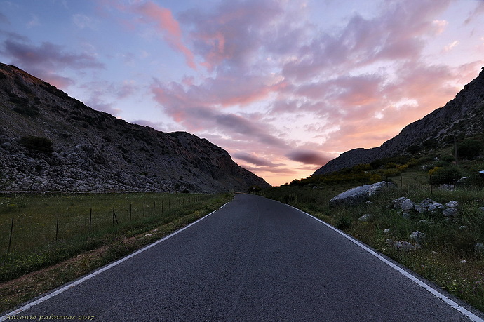 camino al atardecer 2