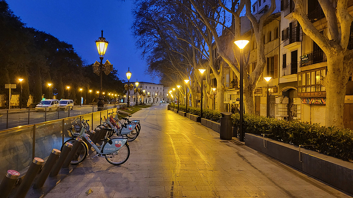Paseo del mar noche