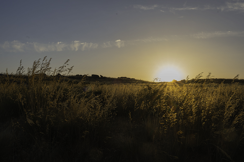 Atardecer en la sierra